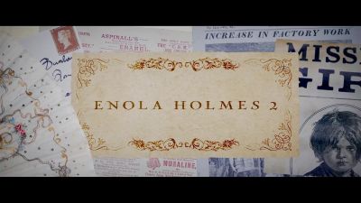 [uplifting music continues triumphantly] - Enola Holmes 2