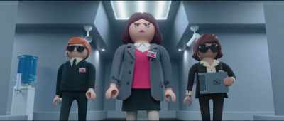 Upon entrance
into the secret corridor, - Playmobil: The Movie