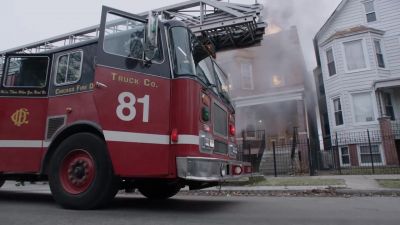 Upper unit fully involved. - Chicago Fire