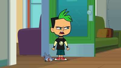 (Upset exhale, slams door) - Total DramaRama