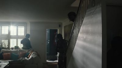 - Upstairs, clear. - FBI