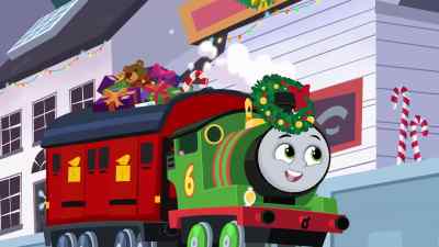 Upstairs-- four large bedrooms, - Thomas & Friends: The Christmas Letter Express