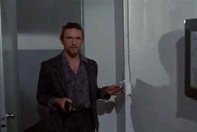 - Upstairs.
- Say the magic word. - Moonlighting