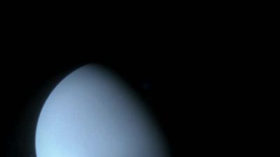 Uranus spins on its axis
once every 17 hours, - Nova