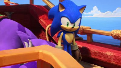 Urgh. Looks like someone had
a few too many coconuts last night. - Sonic Prime
