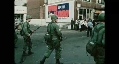US Army paratroopers, - Detroit