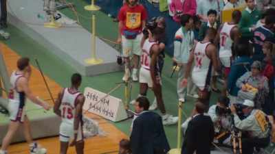 US came into this game
with an 84 and 1 Olympic record overall, - The Redeem Team