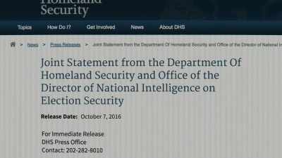 US intelligence officials,
for example, are confident - Cyberwar
