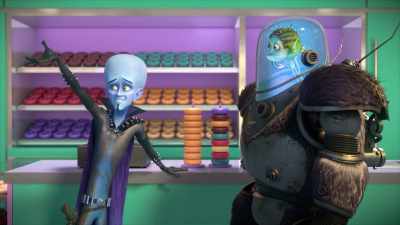 Us running into each other
at my favorite eatery... - Megamind vs. the Doom Syndicate