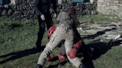 Use your knees! Elbow to the back!
Elbow to the back! - Celebrity SAS: Who Dares Wins