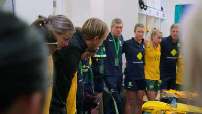 Use the energy from the stand, - Matildas: The World at Our Feet