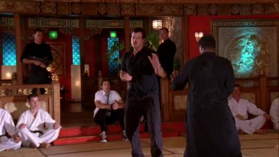 Use the snake on him.
Get around him. - Chuck