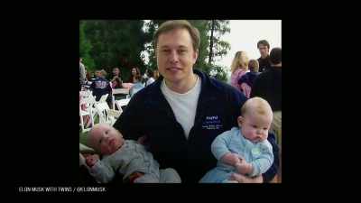 Using IVF, the couple then
had twins, followed by triplets. - The Elon Musk Show