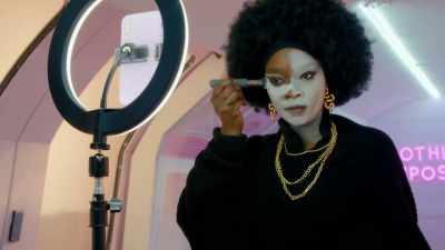 Using props, background,
lighting, the right music choices, - Glow Up: Britain's Next Make-Up Star
