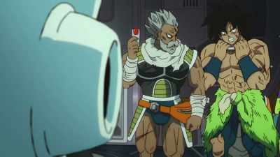 ...using this remote control, electricity
runs through the device around Broly's neck. - Dragon Ball Super: Broly