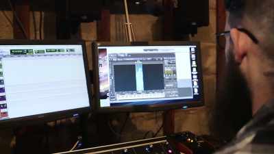 Using this synthesizer sampler
from iZotope, called Iris, - Butterfly Kisses