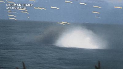 USS BUNKER HILL - Greatest Events of World War II in Colour