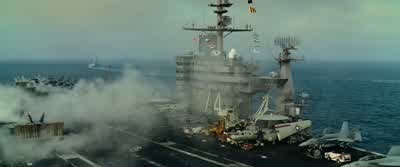 USS Stennis. - Transformers: Revenge of the Fallen