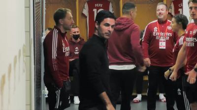 Usually, Mikel will give a talk around an hour before the game, - All or Nothing: Arsenal