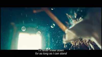 'v Wem' never down/m/en,
as long as I can still stand. - Tiger Girl