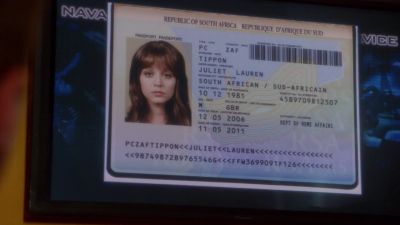 VANCE:
Amanda's real name
was Juliet Tippon. - NCIS