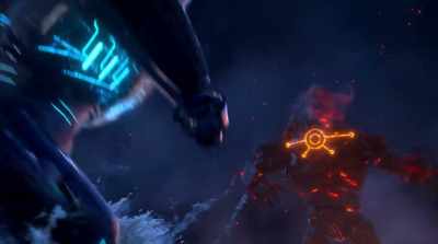 Varvatos is about
to reduce this fiery beast... - Trollhunters: Rise of the Titans