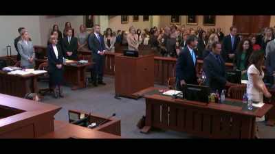 [Vasquez] Either he
hit her countless times, - Depp V Heard