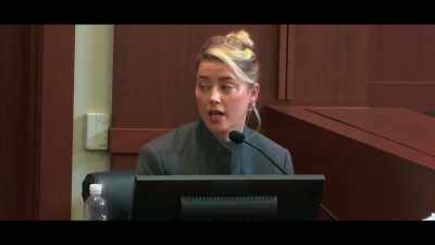 [Vasquez] So, in this
October, 2018 interview, - Depp V Heard
