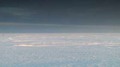 Vast ice sheets cover
the Arctic, - Tales From The Explorers Club