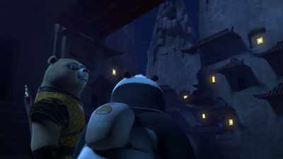 Vault to the cave,
take out the guards, and free Zhen. - Kung Fu Panda: The Dragon Knight