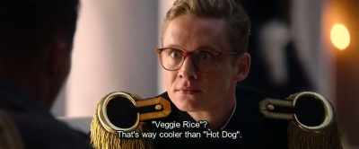 "Veggie Rice"?
That's way cooler than "Hot Dog". - Hot Dog