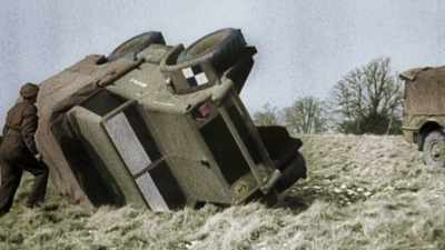 Vehicles, planes and inflatable tanks - Greatest Events of World War II in Colour