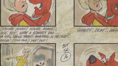 Velma: Too bad he didn't develop
a turtleneck - Scooby Doo, Where Are You Now!