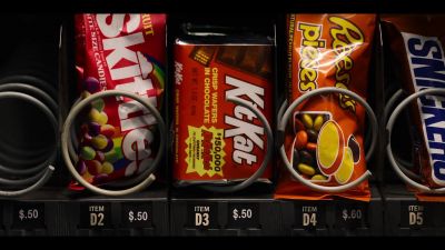 [vending machine whirring] - Stranger Things