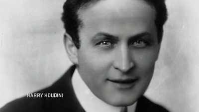 Vernon, as a brash
young man, met Houdini - Dealt