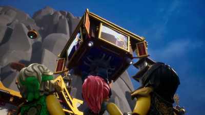 Versus Cinder, Elemental Master
of Smoke and now Heat! - LEGO Ninjago: Dragons Rising