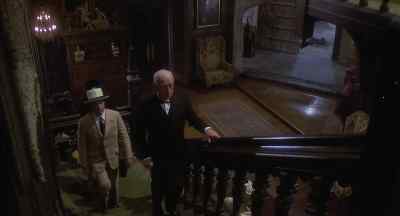 Very large house.
No other servants? - Murder by Death