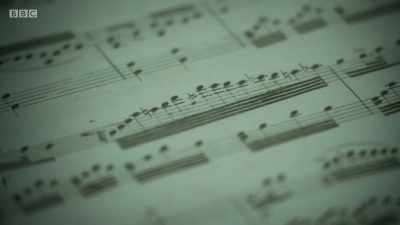 Very shortly after the beginning,
the music stops completely. - Being Beethoven