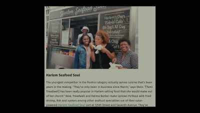 Very soon after we started,
someone nominated us - Street Food: USA