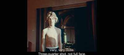 Very, very close.
Three-quarter shot, not full face. - The Most Beautiful Boy in the World