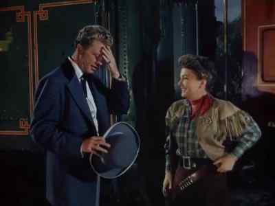 -Very well, Johnny. 
-Thanks, Mr. Sweeny. - A Ticket to Tomahawk