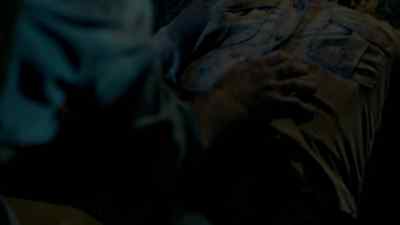 Vest took the bullet.
- [coughing] - Strike Back
