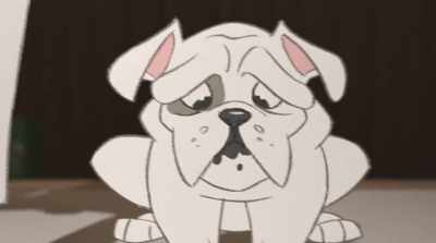 Victor and Vinnie bullied
everyone they came across. - Pups Alone