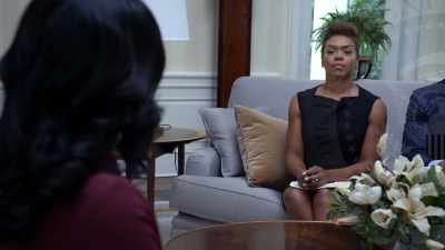 Victoria: How the hell did she
get in touch - Tyler Perry's The Oval