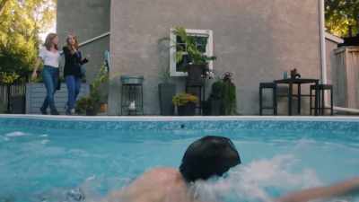 VICTORIA: Let the man finish his swim. - The Spencer Sisters