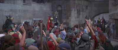 Victory! Victory! Solomon returns. - Solomon and Sheba