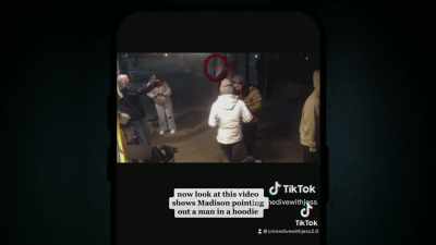 Video shows Madison
pointing at a man - #CyberSleuths: The Idaho Murders
