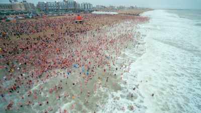 Viewed from above,
it's a tidal wave of orange. - Europe From Above