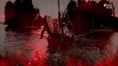 Viking society was structured
around a military elite. - Curse of the Ancients with Alice Roberts