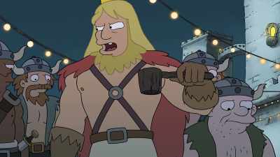 [Vikings muttering indistinctly] - Disenchantment